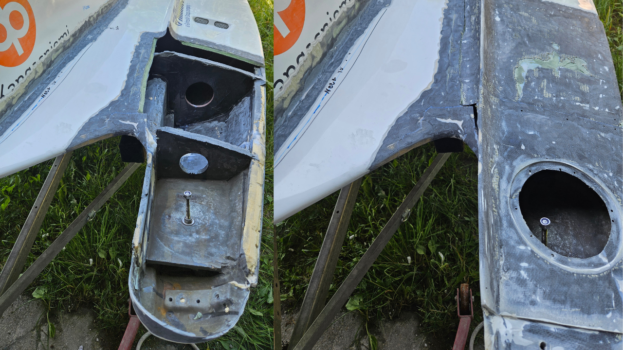 Powerboat F2 boat repair